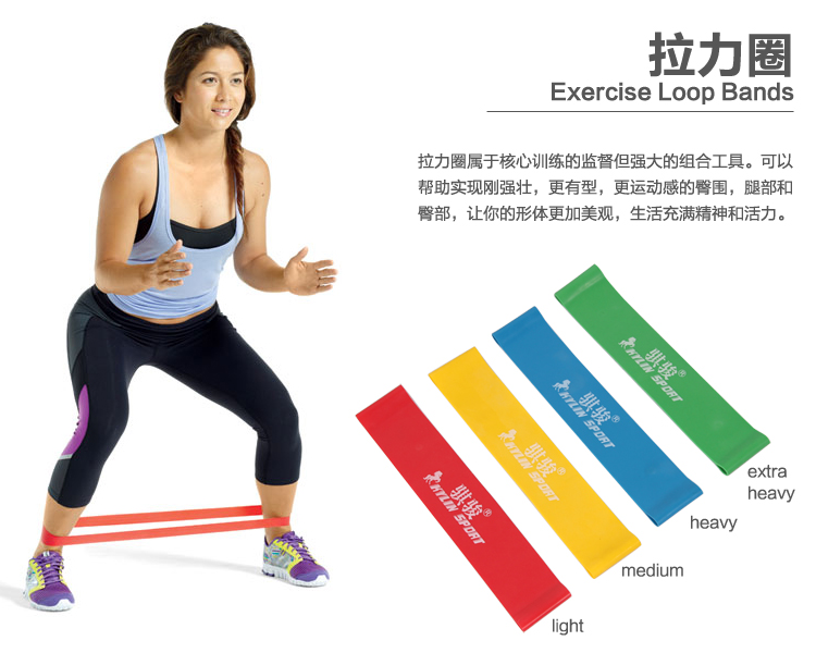 Vòng đàn hồi vòng mỏng Vòng căng thẳng Yoga Vòng kháng cự Vòng tròn năng lượng Theo dõi vòng tròn và thiết bị đào tạo tại hiện trường Dải cao su phẳng rộng - Yoga miniband tập mông
